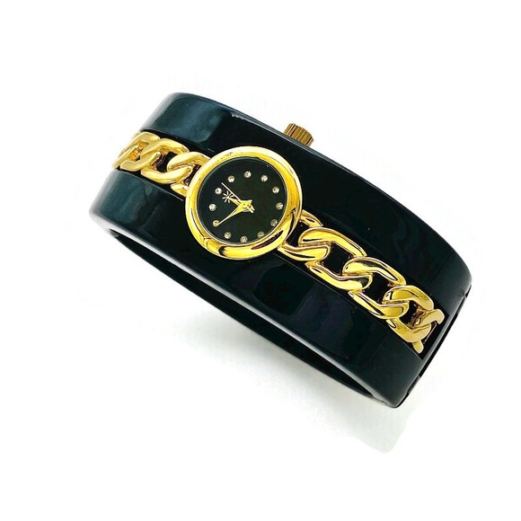 Isaac Mizrahi Live! Unique Bangle Analog Watch main image 6